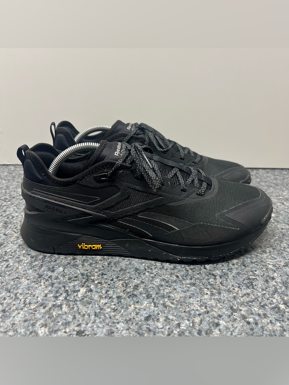 Reebok Nano X3 Adventure Vibram Cross Training Shoes Black | Men’s Size 10